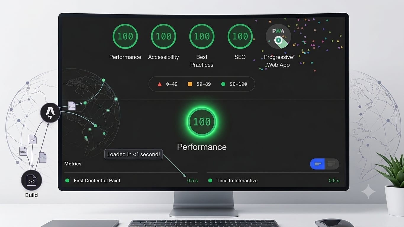 Astro site loading in under one second