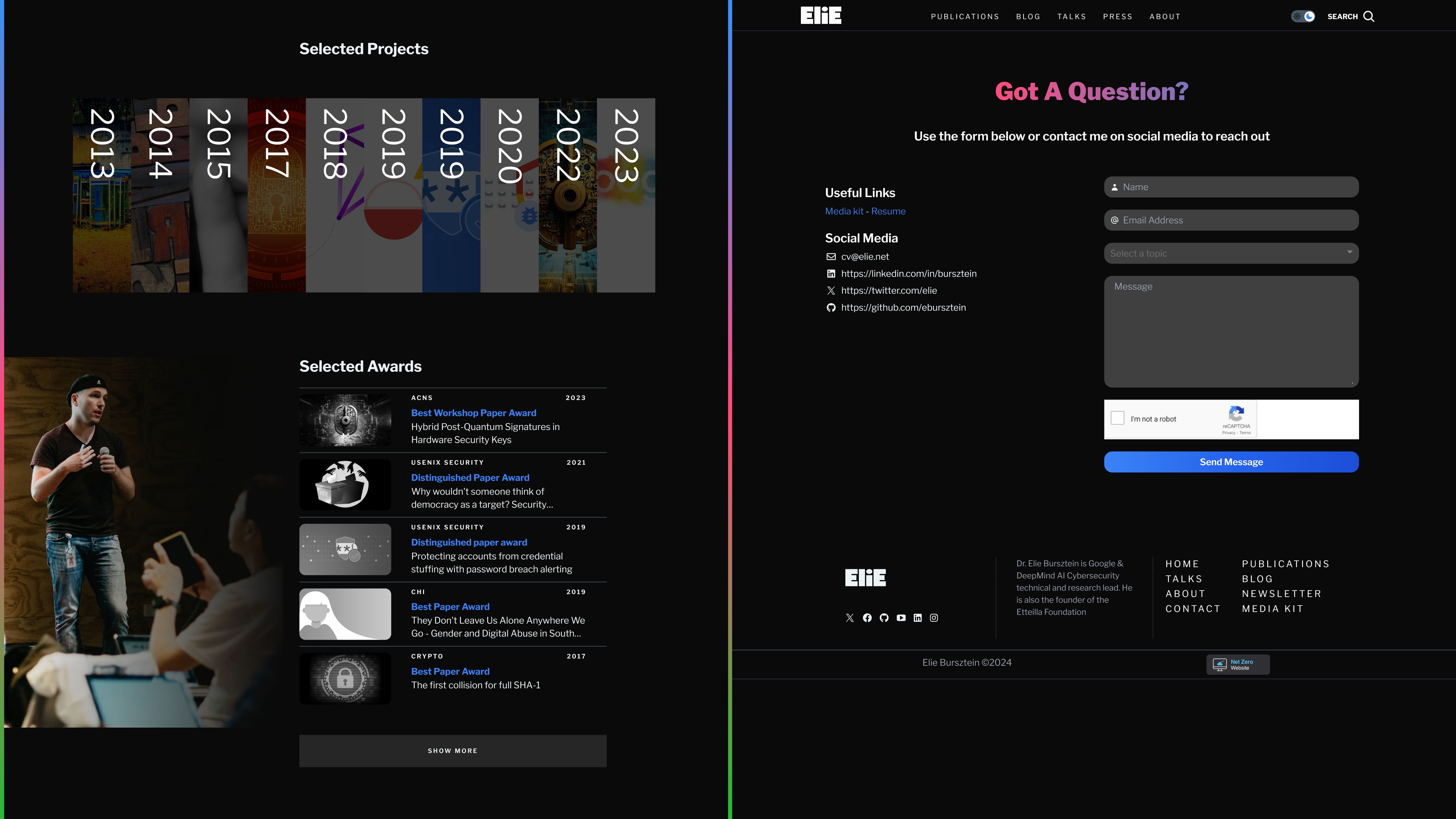 Elie project showcase