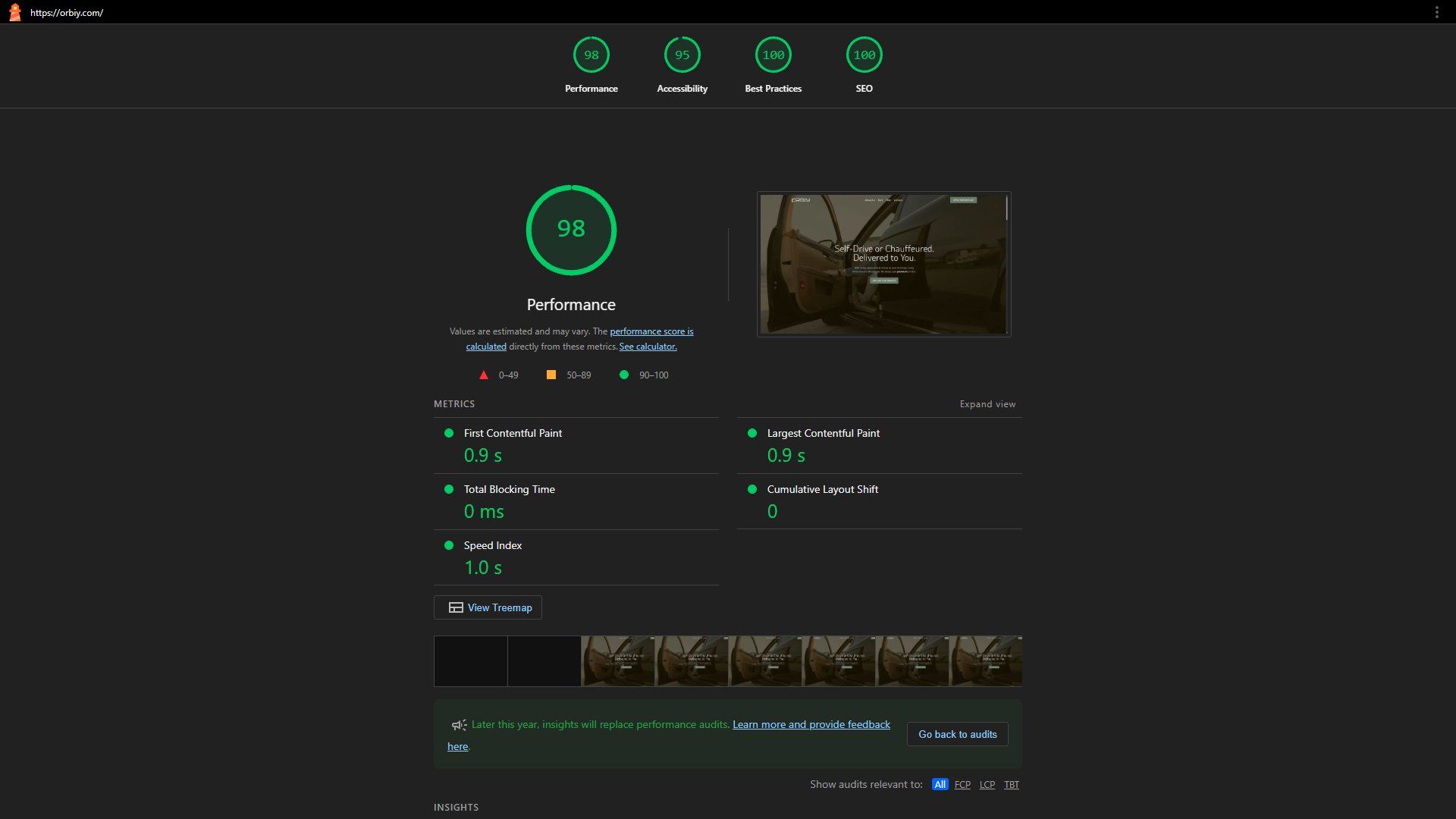 orbiy project lighthouse performance